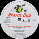 Status Quo : Running All Over The World (7", Single, Whi)