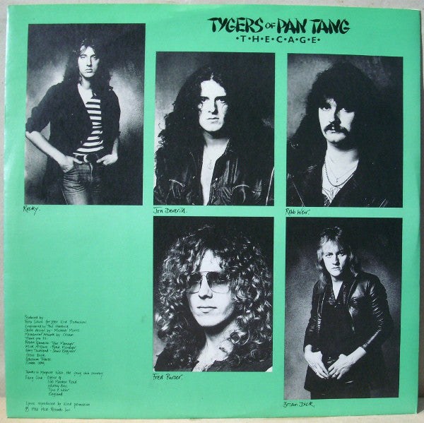 Tygers Of Pan Tang : The Cage (LP, Album)