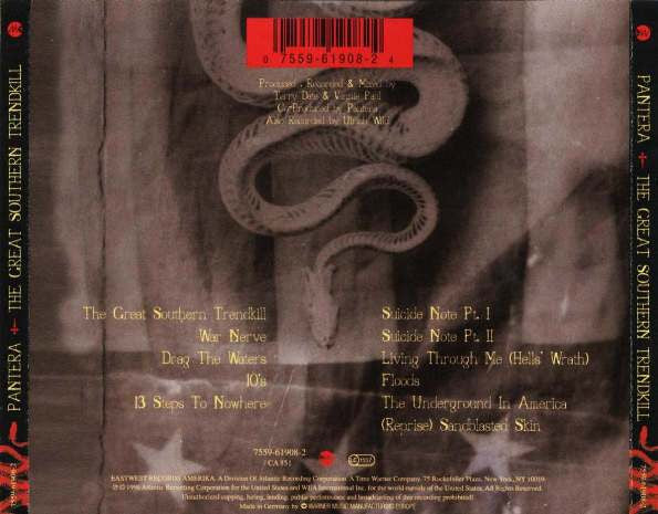 Pantera : The Great Southern Trendkill (CD, Album)