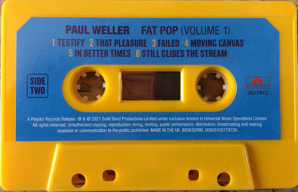 Paul Weller : Fat Pop (Volume 1) (Cass, Album, Ltd, Yel)