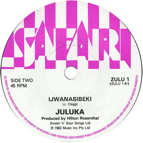 Juluka : Scatterlings Of Africa (7", Single)