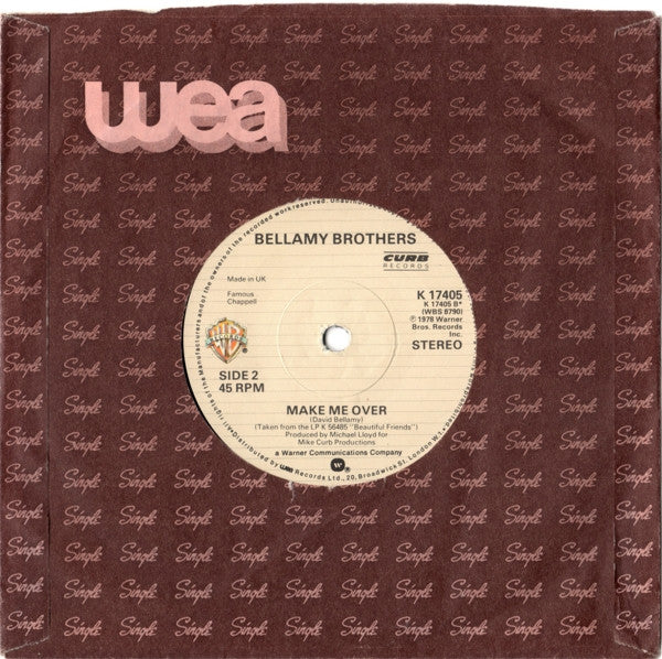 Bellamy Brothers : If I Said You Have A Beautiful Body Would You Hold It Against Me (7", Single, Pap)