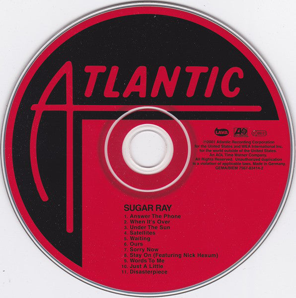 Sugar Ray (2) : Sugar Ray (CD, Album)