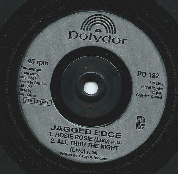 Jagged Edge (3) : Hell Ain't A Long Way (7", Single)