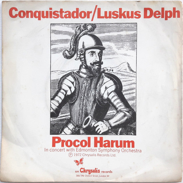 Procol Harum : Conquistador / Luskus Delph (7", Single)