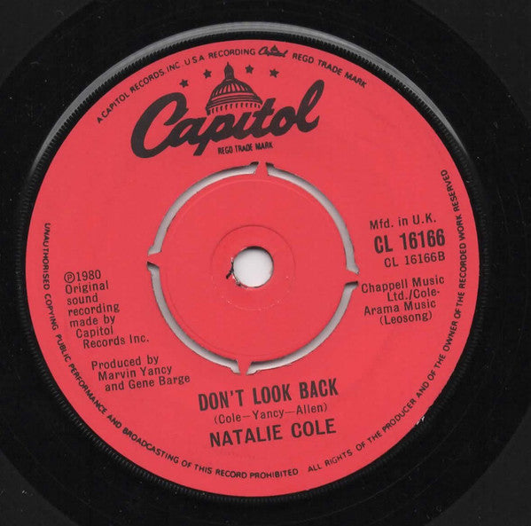Natalie Cole : Someone That I Used To Love (7")