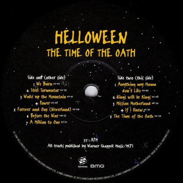 Helloween : The Time Of The Oath (LP, Album, RE, Gat)