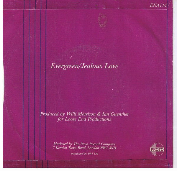 Hazell Dean : Evergreen / Jealous Love (7", Single)