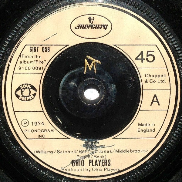 Ohio Players : Fire (7", Single)