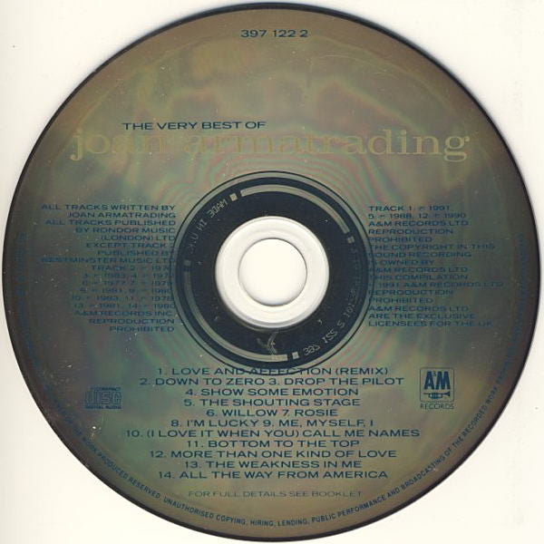 Joan Armatrading : The Very Best Of Joan Armatrading (CD, Comp)
