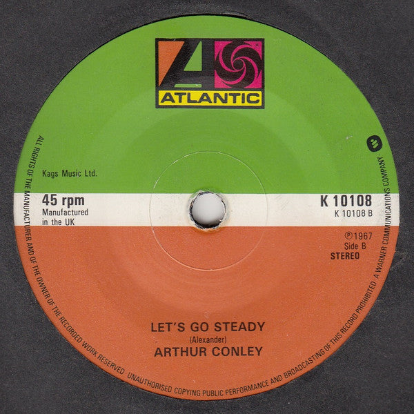 Arthur Conley : Sweet Soul Music  (7", RE)