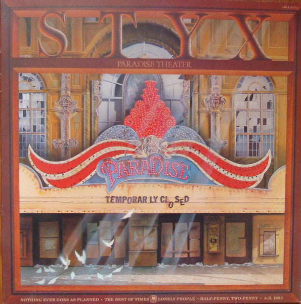 Styx : Paradise Theatre (LP, Album, Etch, Gat)