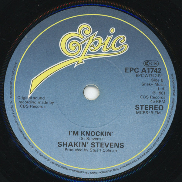 Shakin' Stevens : Oh Julie (7", Single, Pap)