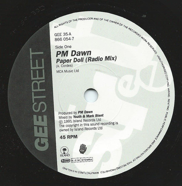 P.M. Dawn : Paper Doll (7", Single)