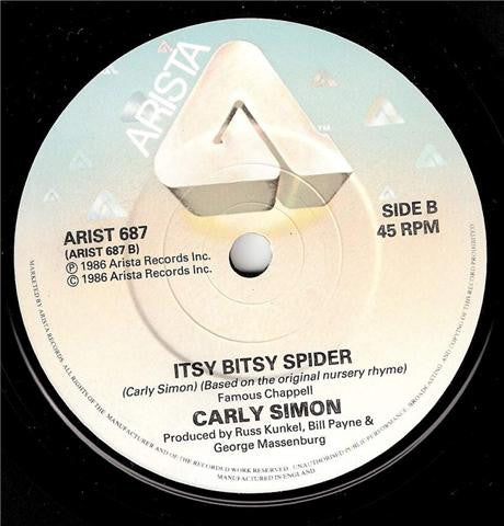 Carly Simon : Coming Around Again (Theme From Heartburn) (7", Single, Pap)