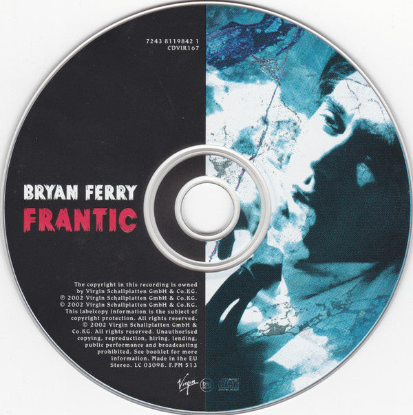 Bryan Ferry : Frantic (CD, Album, EMI)