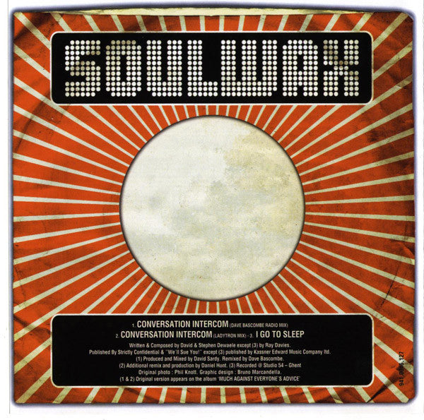 Soulwax : Conversation Intercom (CD, Single)