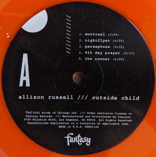 Allison Russell : Outside Child (LP, Album, Ora)