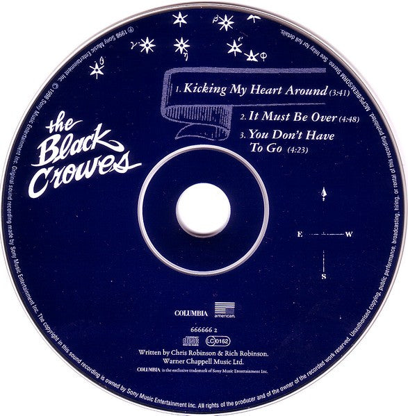 The Black Crowes : Kicking My Heart Around (CD, Single)