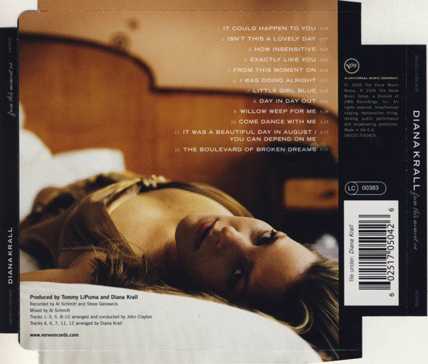 Diana Krall : From This Moment On (CD, Album, Ltd, EDC)