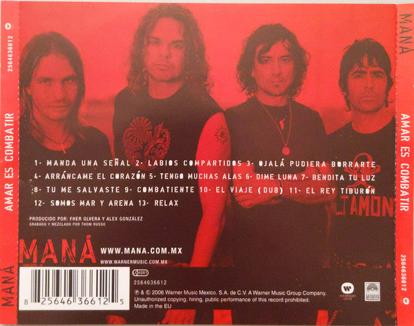 Maná : Amar Es Combatir (CD, Album)