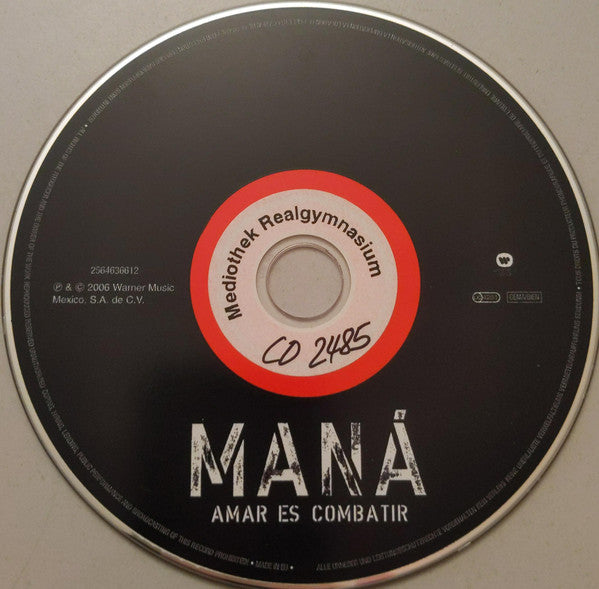 Maná : Amar Es Combatir (CD, Album)