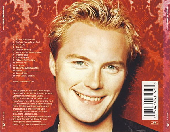 Ronan Keating : Ronan (CD, Album)