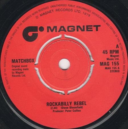 Matchbox (3) : Rockabilly Rebel (7", Single)