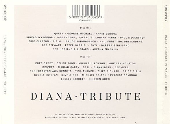 Various : Diana, Princess Of Wales - Tribute (2xCD, Album, Comp)