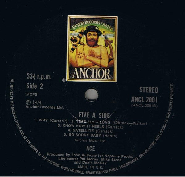 Ace (7) : Five-A-Side (LP, Album)