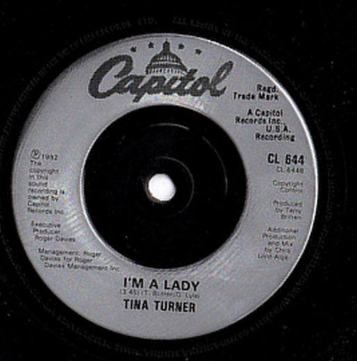 Tina Turner : Love Thing (7", Single)