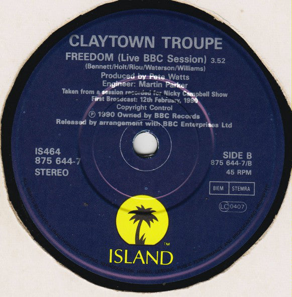 Claytown Troupe : Ways Of Love (7", Single)