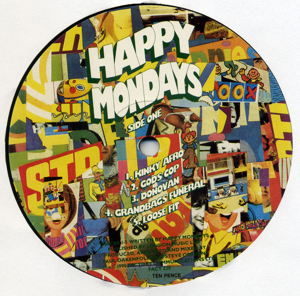 Happy Mondays : Pills 'N' Thrills And Bellyaches (LP, Album, RE)