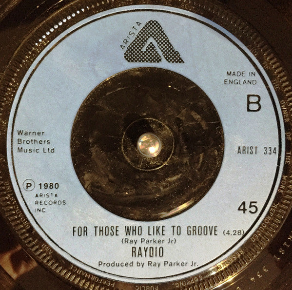 Raydio : Two Places At The Same Time (7", Single)