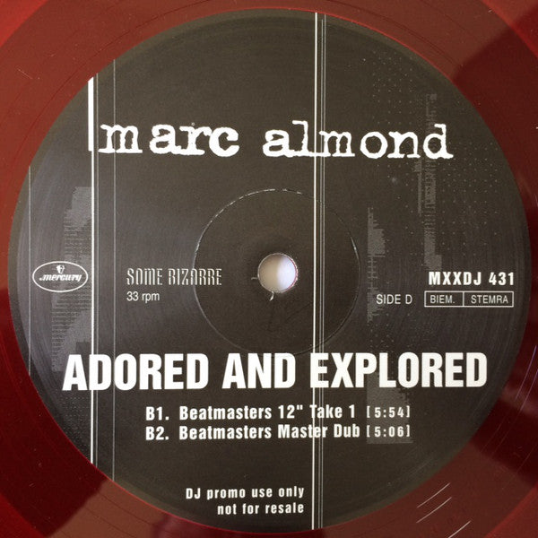 Marc Almond : Adored And Explored (2x12", Promo, Red)