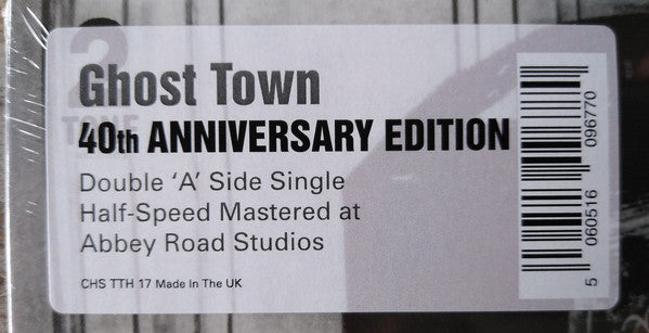 The Specials : Ghost Town / Why? / Friday Night, Saturday Morning (7", Single, RE, Hal)