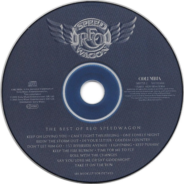 REO Speedwagon : Take It On The Run - The Best Of REO Speedwagon (CD, Comp)