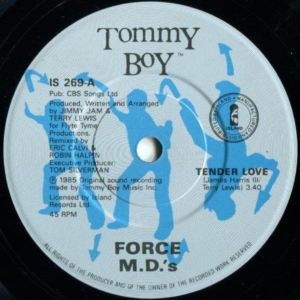 Force M.D.'s* : Tender Love (7", Single)