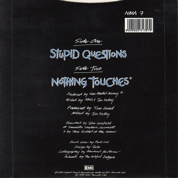 New Model Army : Stupid Questions (7", Single)