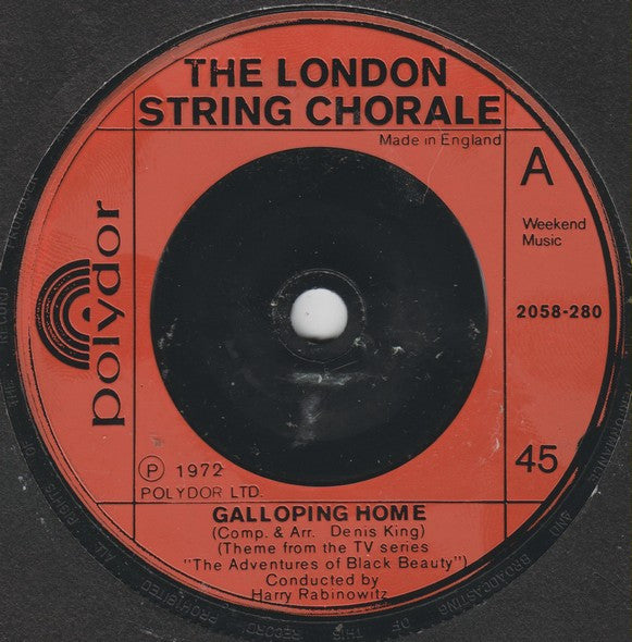 London String Chorale : Galloping Home (7", Single)