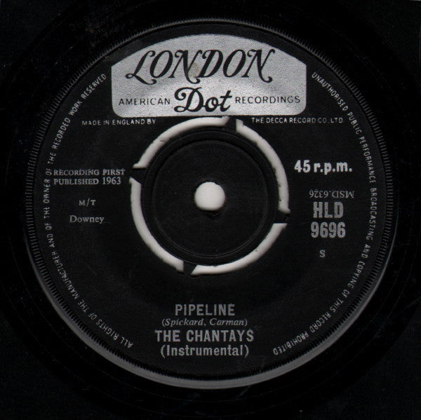 The Chantays : Pipeline (7", Single)