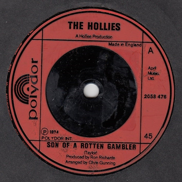 The Hollies : Son Of A Rotten Gambler (7", Single)