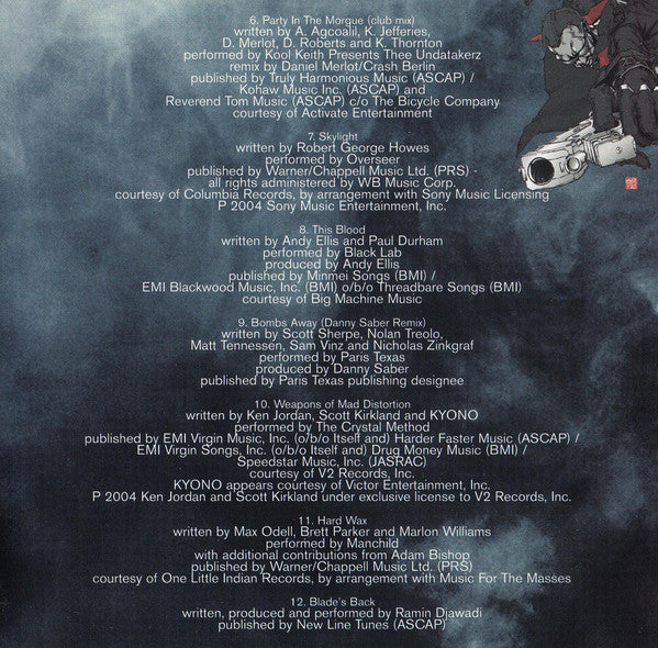 Various : Blade: Trinity (Original Motion Picture Soundtrack) (CD, Comp)