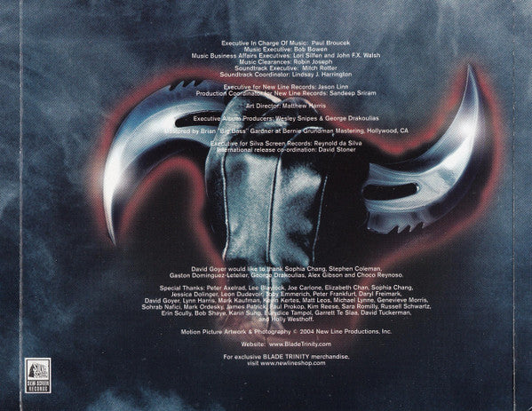 Various : Blade: Trinity (Original Motion Picture Soundtrack) (CD, Comp)
