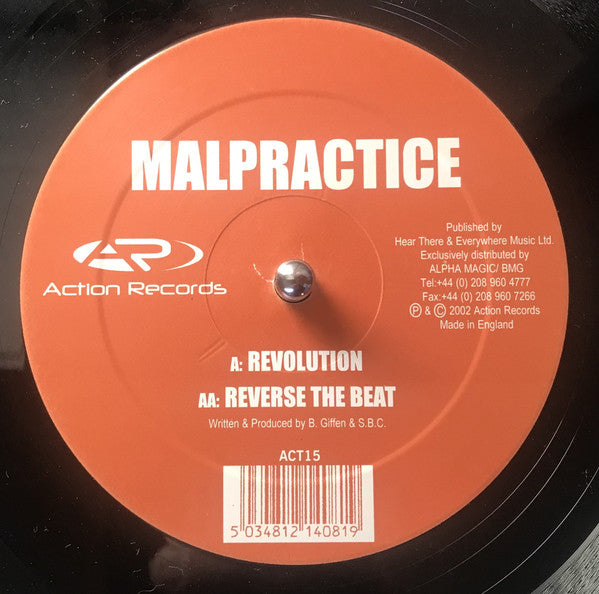 Malpractice : Revolution (12")