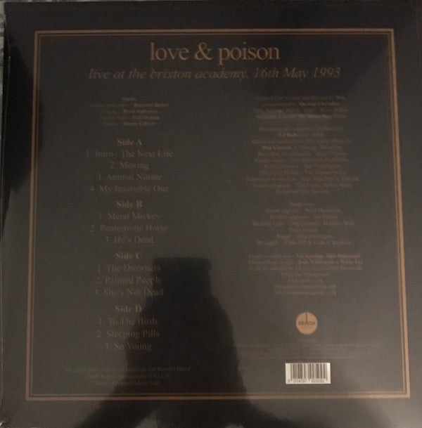 Suede : Love & Poison (Live At The Brixton Academy, 16th May 1993) (2xLP, Album, RSD, Ltd, Cle)