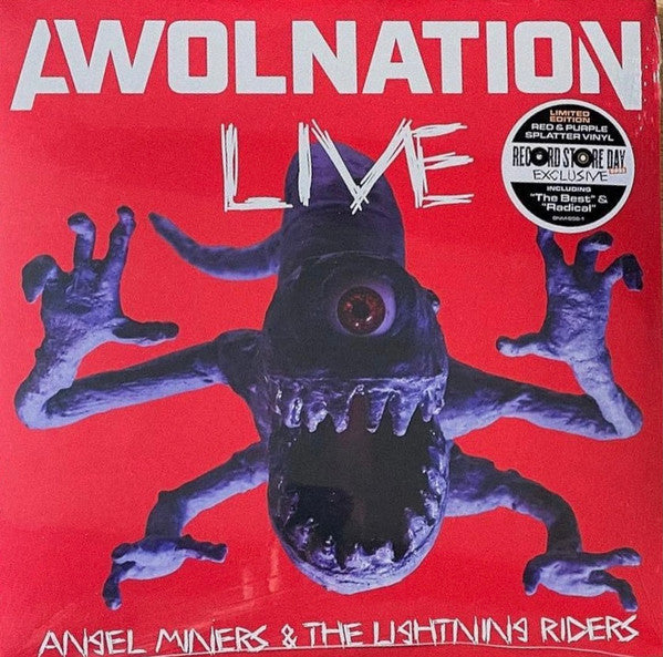 Awolnation : Angel Miners & The Lightning Riders Live From 2020 (LP, Album, Red)