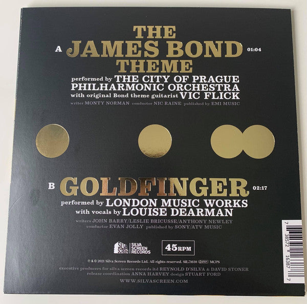 Various : 007: The James Bond Theme & Goldfinger (7", RSD, Ltd, Num)