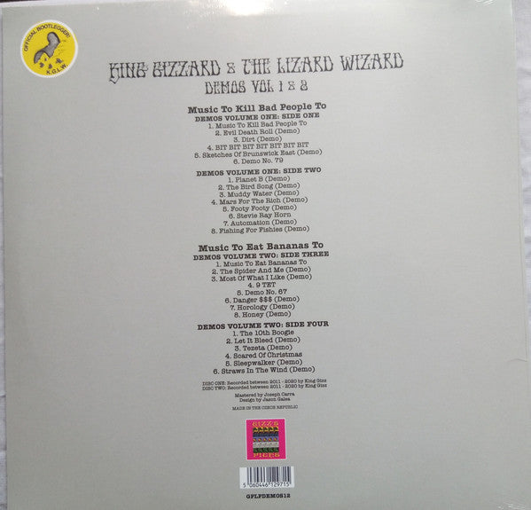 King Gizzard And The Lizard Wizard : Demos Vol. 1 + Vol. 2 (LP, Blu + LP, Gre + Comp)