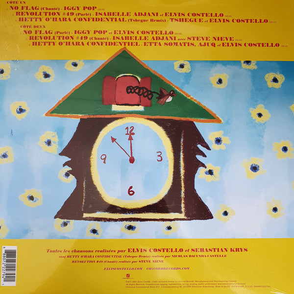 Elvis Costello Et Steve Nieve : La Face De Pendule À Coucou  (LP, RSD, Ltd, Red)